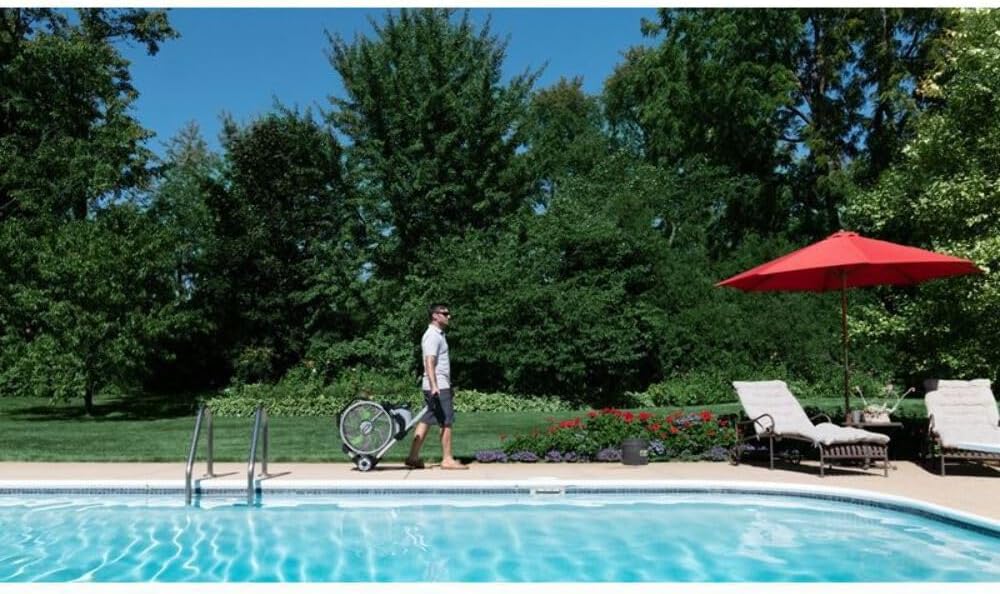 POWER+ Portable Misting Fan - 18" Outdoor Electric, 5 Speeds - image 5