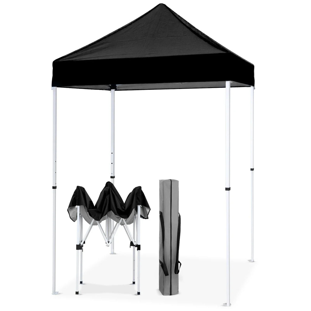 EAGLE PEAK 5x5 Pop up Canopy Tent Instant Outdoor Canopy Easy Set - up Straight Leg Folding Shelter（blue） - image 73
